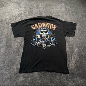 Biker Skull Galveston Tee